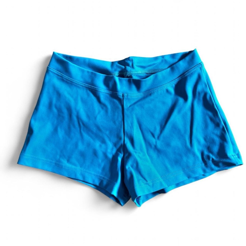 New!!!’ Capezio Dancemaker blue activewear fitness dance shorts